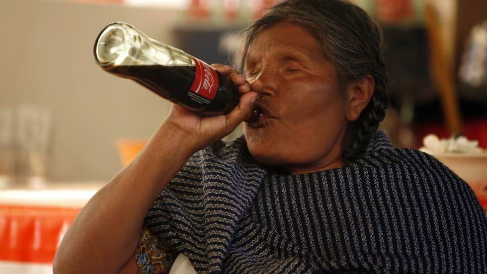 Mexican drink Coca-Cola to quench thirst